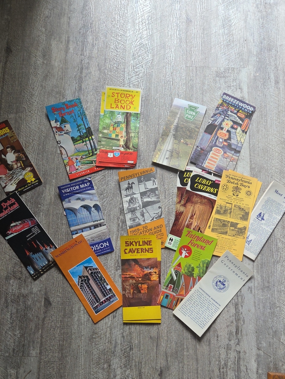 Travel Brochure Collection - Assorted Colors